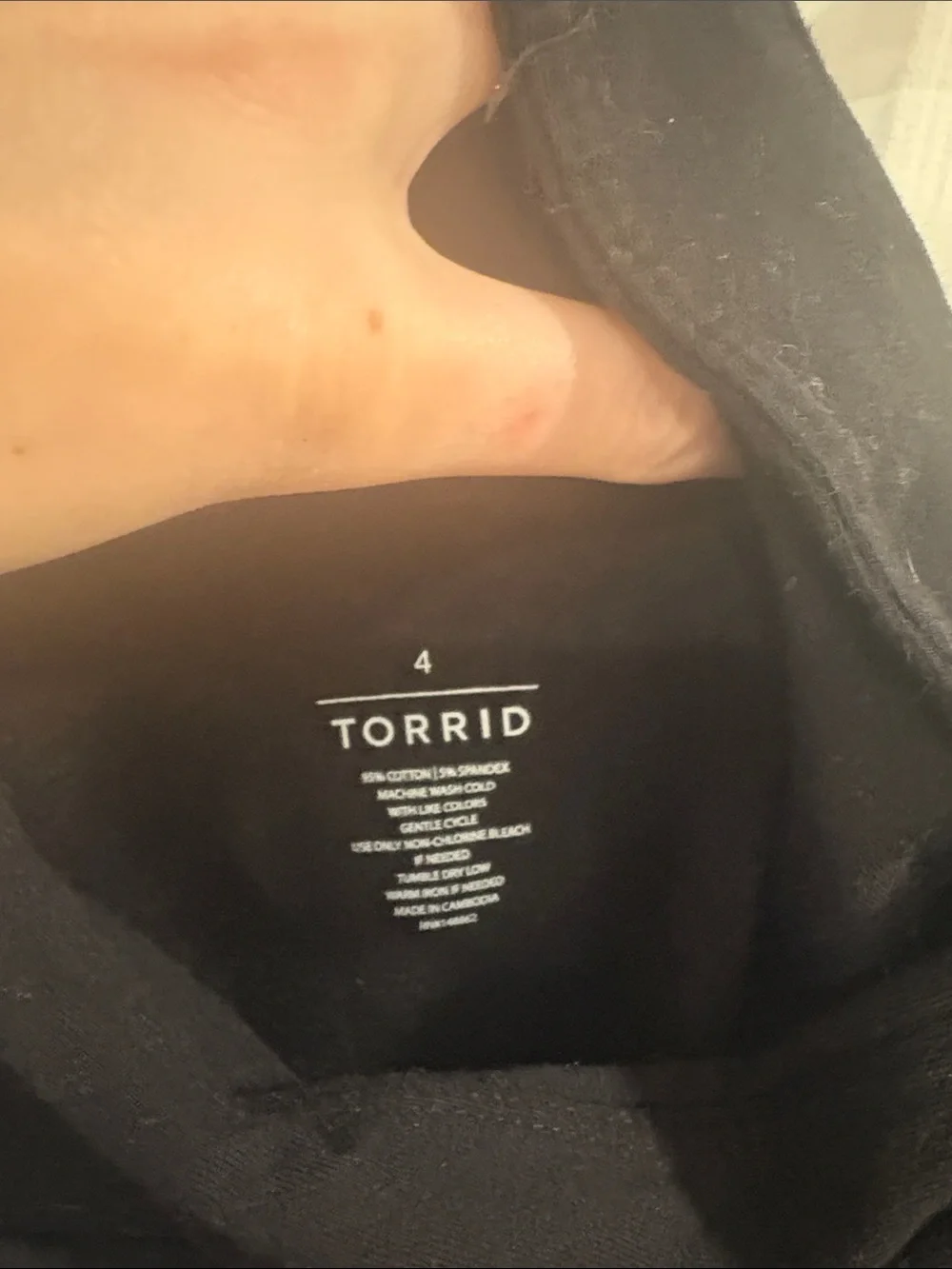 torrid Black Stretch Pencil Skirt - Picture 2 of 2